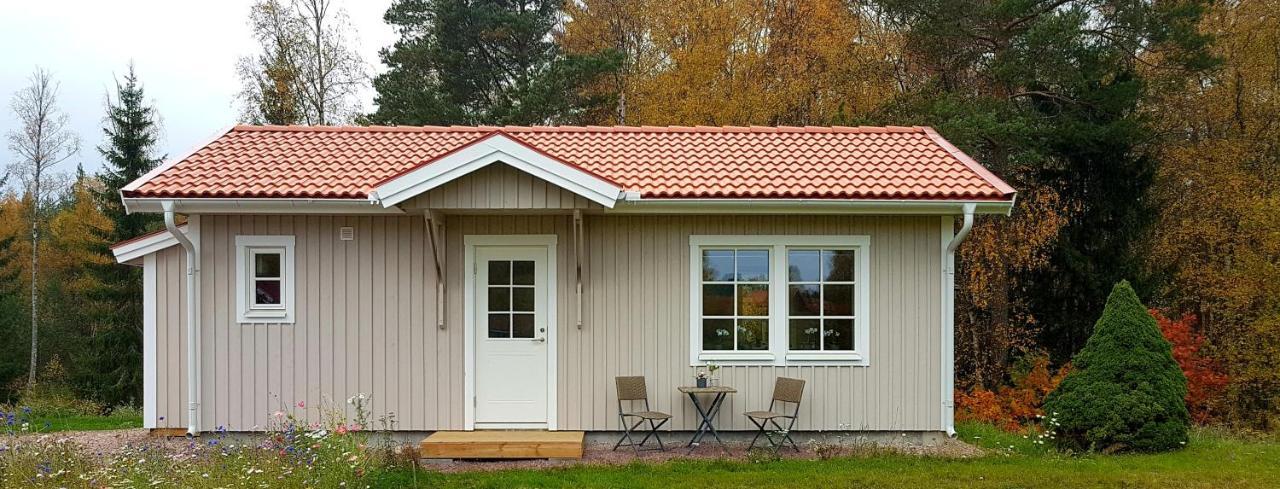 Nybyggd Stuga Intill Skogsbrynet - New Built Cottage Next To The Cowberry Forest Mora Exteriér fotografie